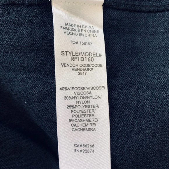 SPLENDID Black Cowl Neck Sweater Dress - Size M - Picture 9 of 11